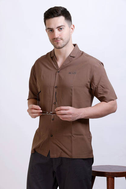 RetroSpect ,taupe Color, Blaze Clothing, Causal T-shirts, Half Sleeve T-Shirts, Classic Men T-shirts