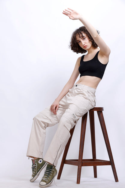 Cargo Pant, Straight Fit, Convert Alter Cargo Pants, Women Cargo, Blaze Clothing 