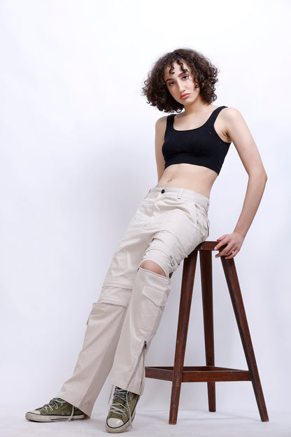 Cargo Pant, Straight Fit, Convert Alter Cargo Pants, Women Cargo, Blaze Clothing 