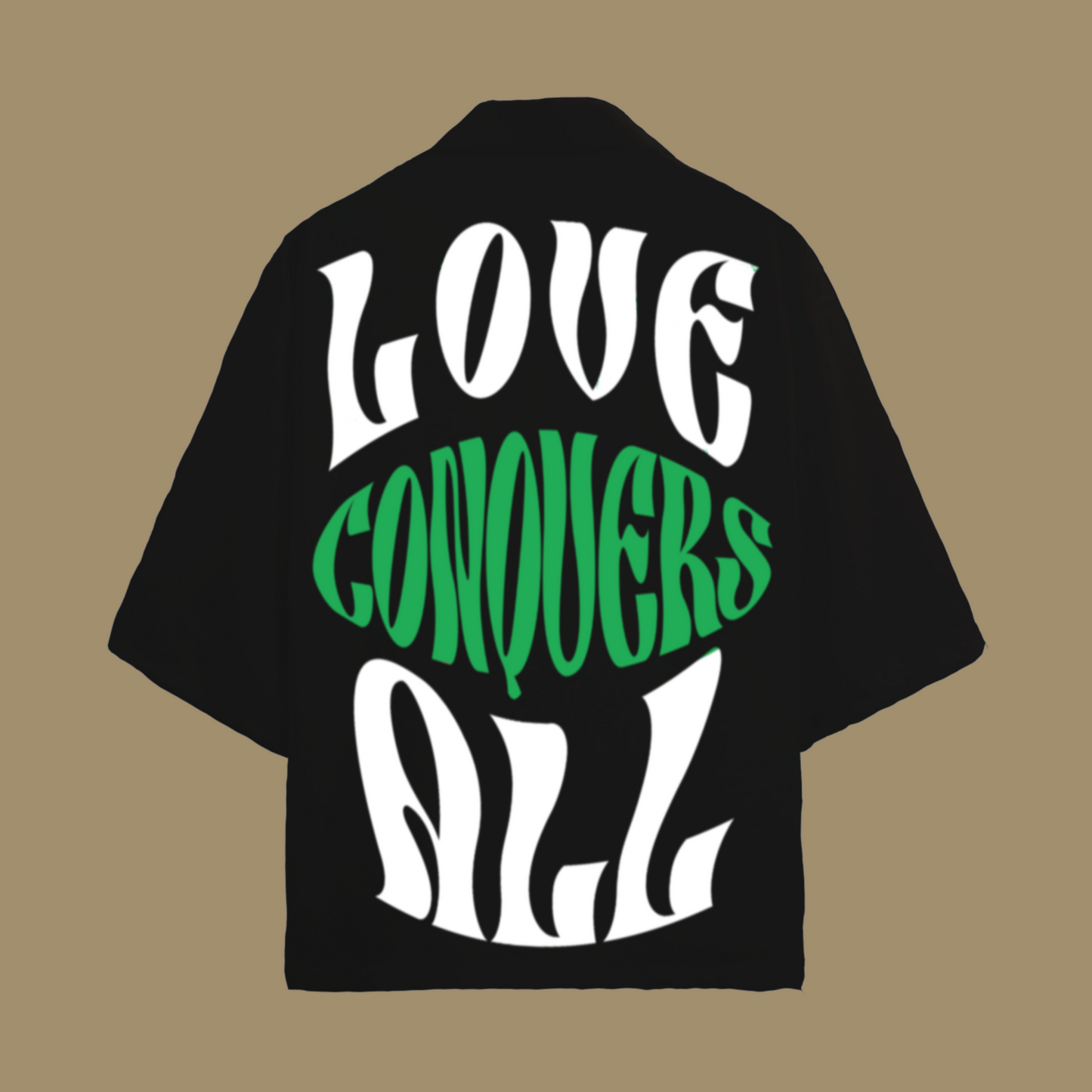 Love conquers all shirt - Black