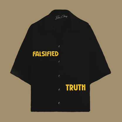 Falsified truth shirt - Black